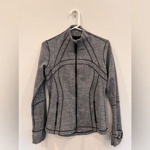 Lulu lemon Define black and white jacket